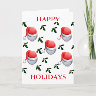 CHRISTMAS BASEBALL HOLIDAY CARD