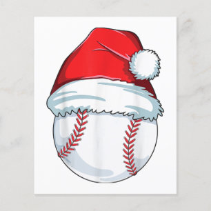 Christmas Baseball Santa Hat Ball Kids Boys Men