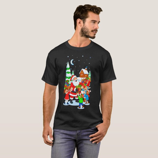 CHRISTMAS BASIC DARK T SHIRT (Front Full)