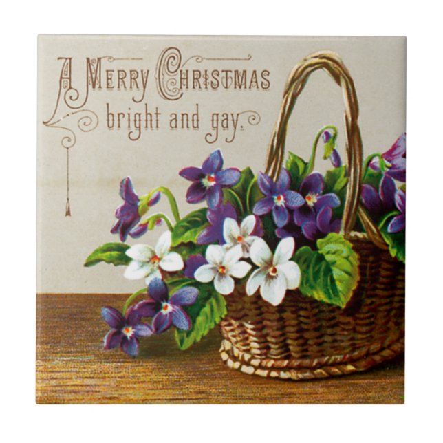 Christmas Basket Tile (Front)