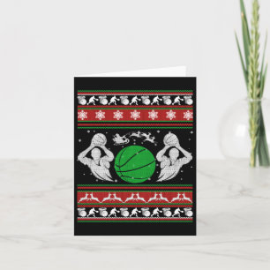 Christmas Basketball Gift  Card