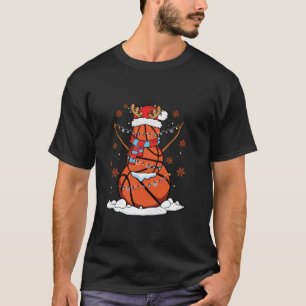 Christmas Basketball Players Team Sports Fan Coach T-Shirt
