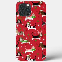 Christmas Basset Hound