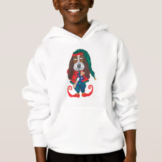 Christmas Basset Hound Elf