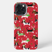 Christmas Basset Hound
