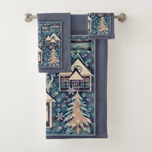 Christmas Bath Towel Set