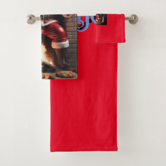 Christmas Bath Towel Set