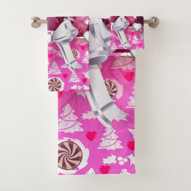 Christmas Bath Towel Sets (Insitu)