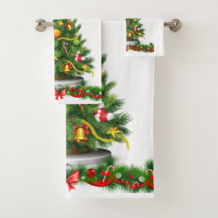 Christmas Bath Towel Sets