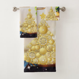 Christmas Bath Towel Sets, Christmas Angel