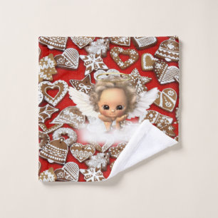 Christmas Bath Towel Sets, Christmas Angel