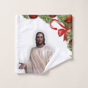 Christmas Bath Towel Sets, Jesus Christ