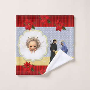 Christmas Bath Towel Sets, Jesus Christ