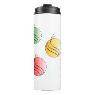 Christmas Baubals Thermal Tumbler