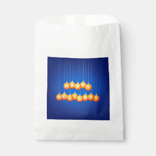 Christmas bauble favour bag
