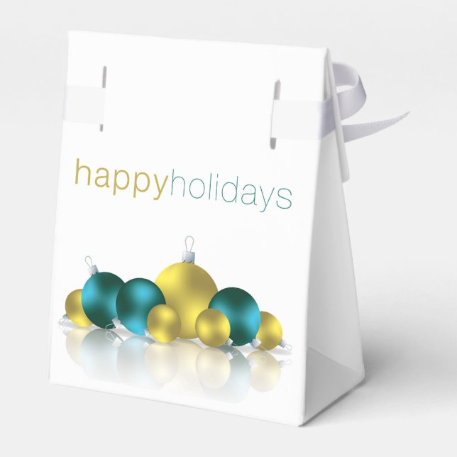 Christmas bauble favour box (Back Side)