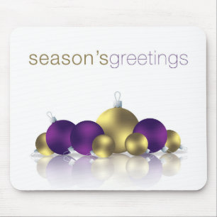 Christmas bauble mouse pad