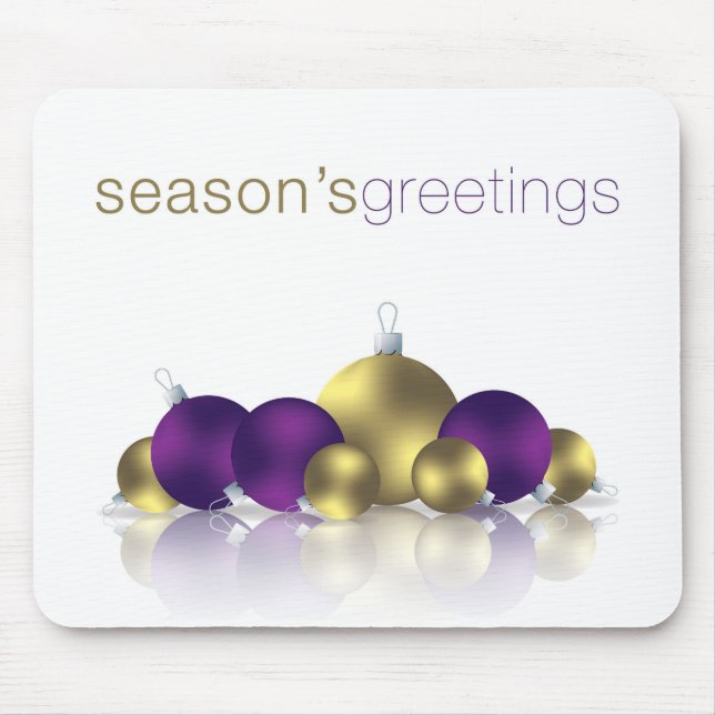 Christmas bauble mouse pad (Front)