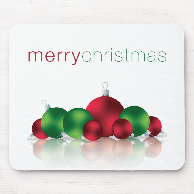 Christmas bauble mouse pad (Front)
