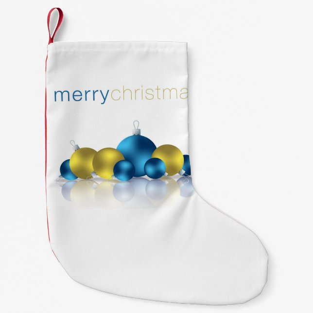 Christmas bauble small christmas stocking (Front)