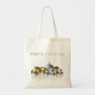 Christmas bauble tote bag