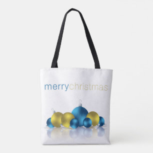Christmas bauble tote bag