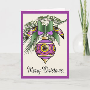 Christmas Baubles - 11 Holiday Card