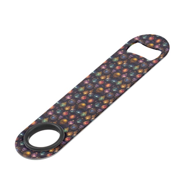 Christmas Baubles Bottle Opener (Back Angled)
