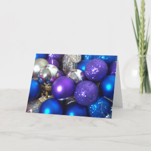 Christmas Baubles Card
