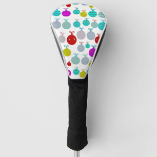 Christmas Baubles Golf Head cover Pattern Design