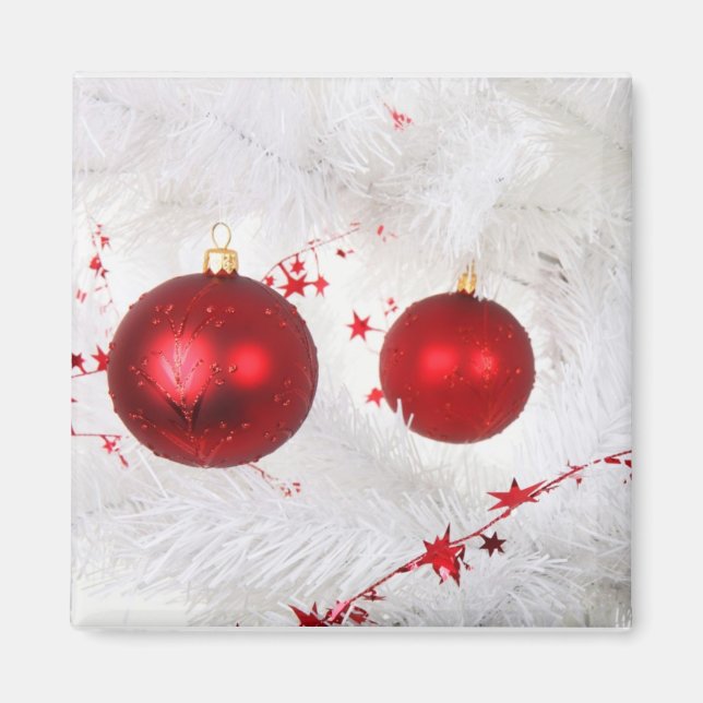 Christmas Baubles Magnet (Front)