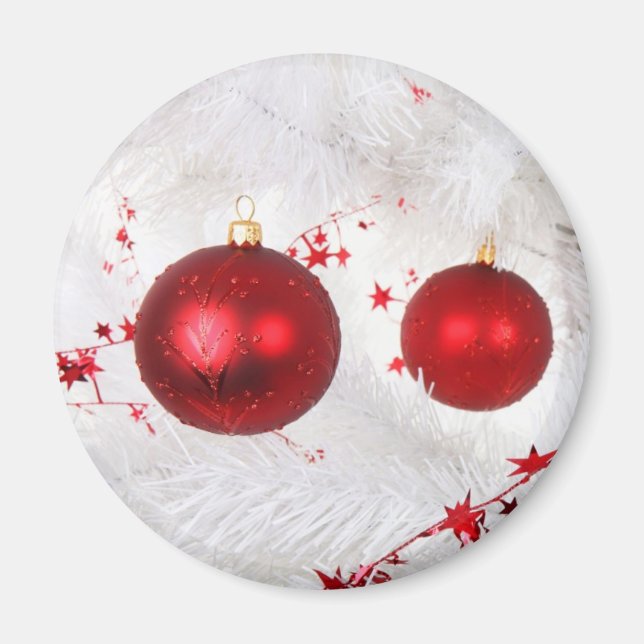 Christmas Baubles Magnet (Front)