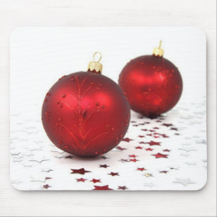 Christmas Baubles Mouse Pad