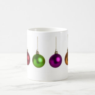 Christmas baubles mug