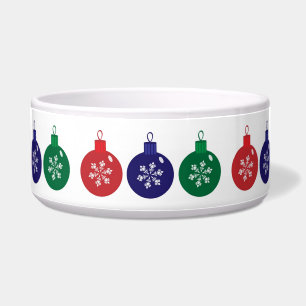 Christmas Baubles Pet Bowl