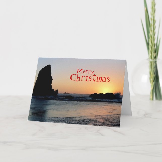 Christmas (Beach) Card (Front)