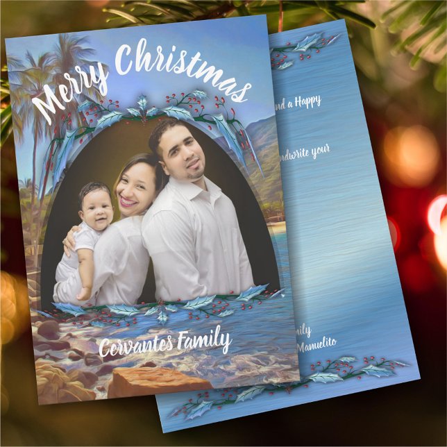 Christmas Beach Family Holiday Greeting 761 (Creator Uploaded)