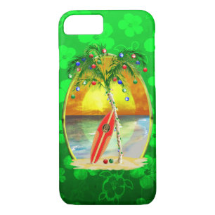 Christmas Beach Sunset iPhone 8/7 Case