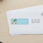 Christmas Beach Tropical Snowman Address Return Address Label<br><div class="desc">This design was created though digital art. It may be personalized in the area provide or customizing by choosing the click to customize further option and changing the name, initials or words. You may also change the text color and style or delete the text for an image only design. Contact...</div>