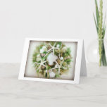 Christmas Beach Wreath Holiday Card<br><div class="desc">Share your love of the ocean and the beach with this beautiful photo of a wreath hanging in my favourite beach spot.</div>