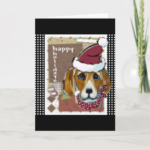 CHRISTMAS BEAGEL HOLIDAY CARD