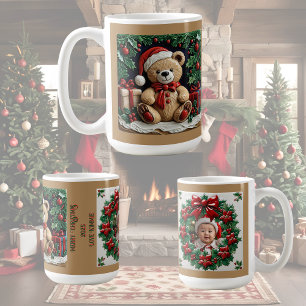 Christmas Bear and Presents Customizable Coffee Mu Coffee Mug