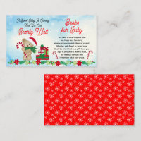 Christmas Bear Bearly Wait Shower Book Request