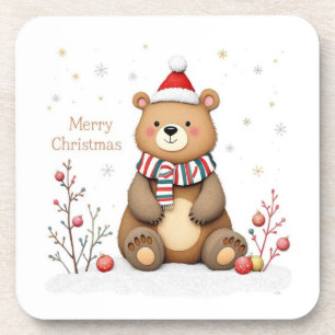 Christmas Bear Coaster