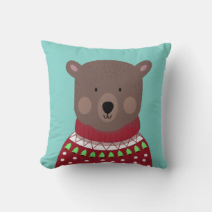 Christmas Bear Cushion