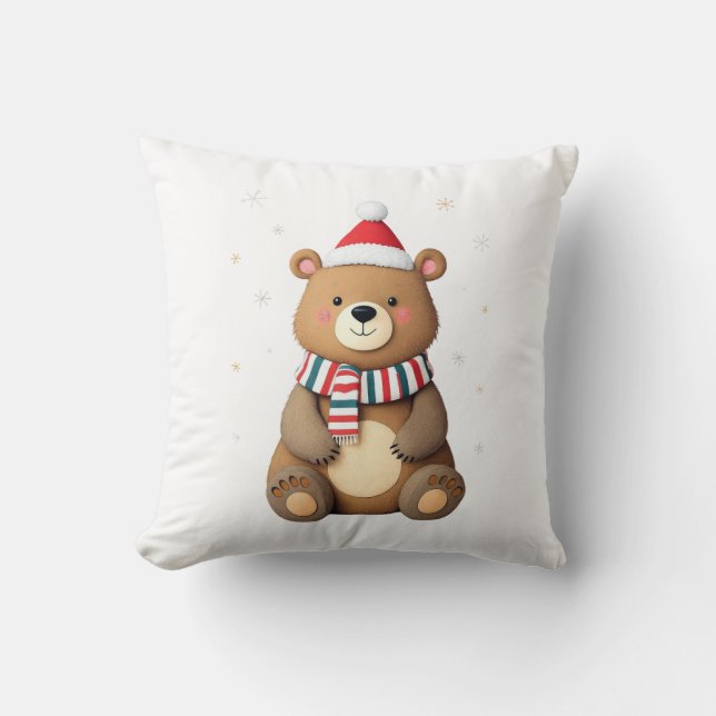 Christmas Bear Cushion (Front)