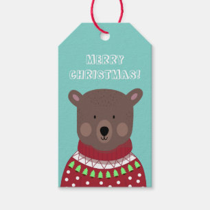 Christmas Bear Gift Tags