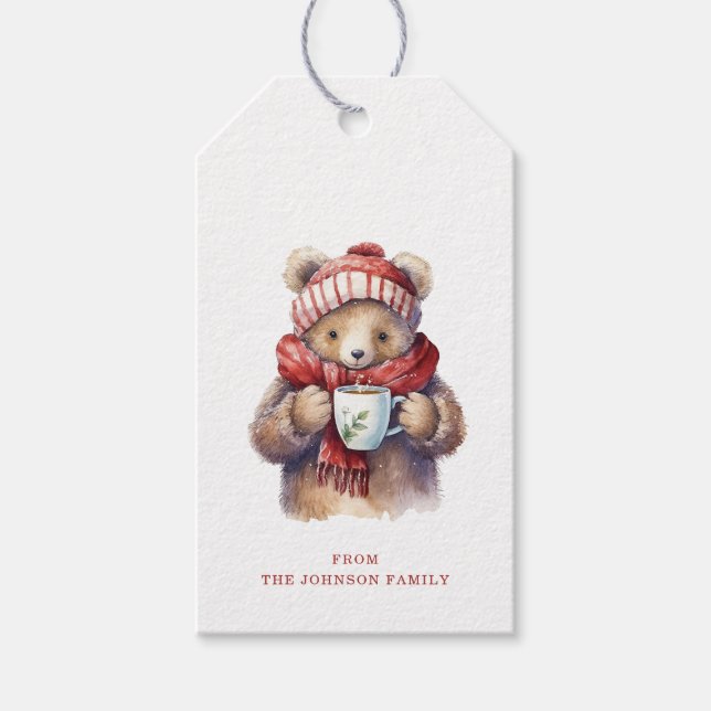Christmas Bear Gift Tags (Front)