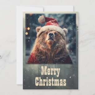 Christmas Bear Holiday Card