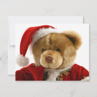 christmas bear holiday card